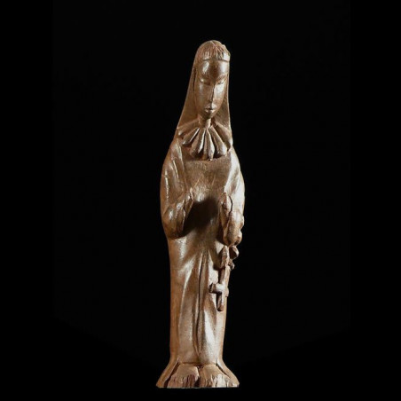 Statuette de Vierge Chretienne - Lobi - Burkina Faso
