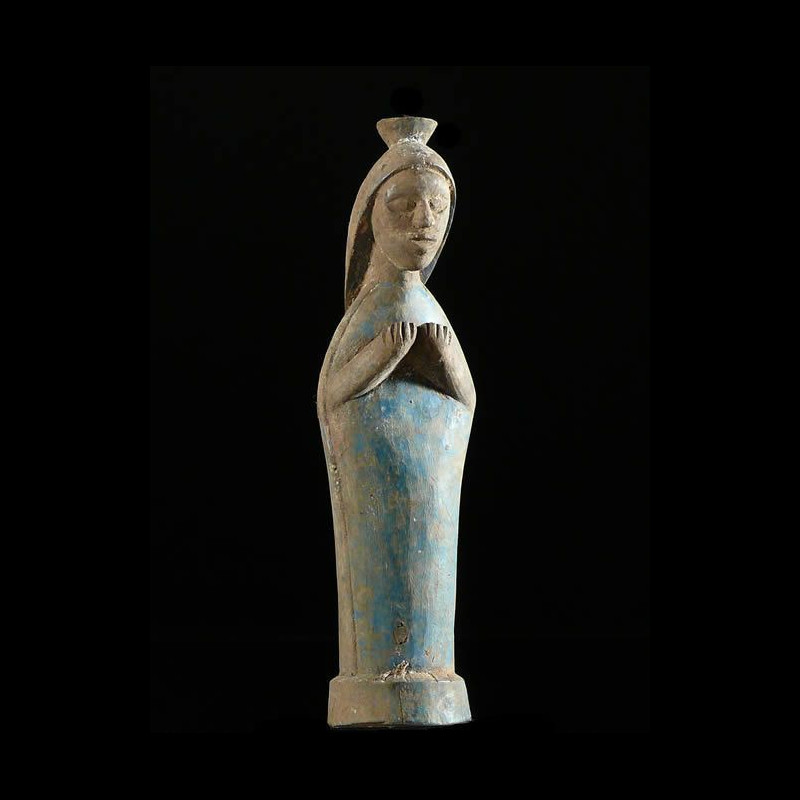 Statuette de Vierge Chretienne - Nunuma - Burkina Faso