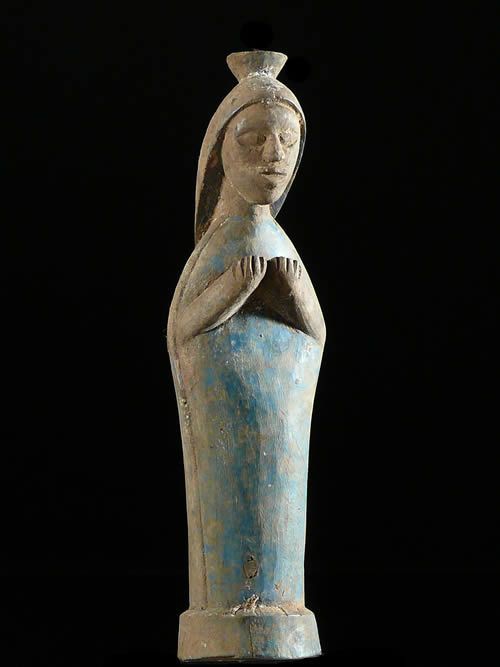 Statuette de Vierge Chretienne - Nunuma - Burkina Faso