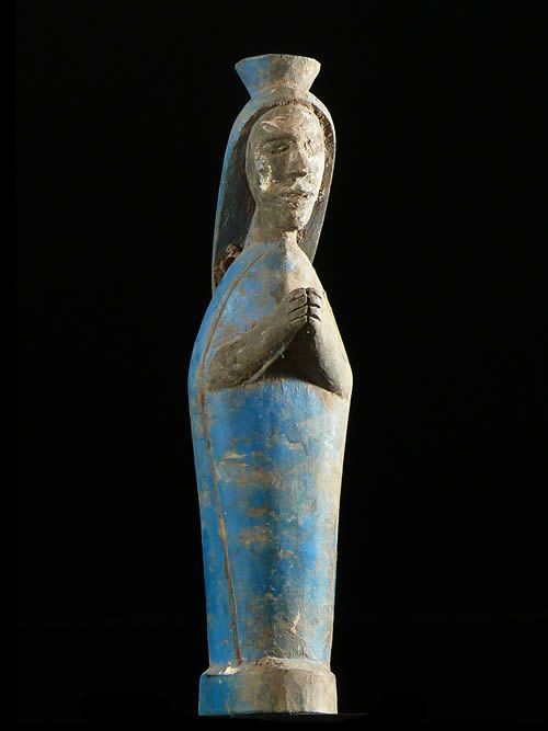 Statuette de Vierge Chretienne - Nunuma - Burkina Faso