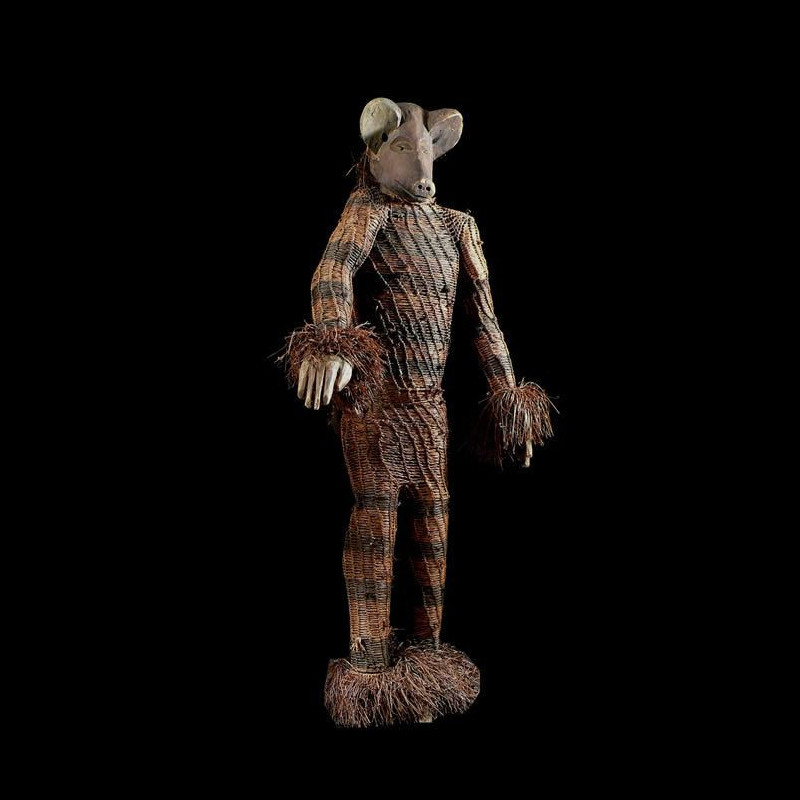 Statue initiatique Ngulu - Pende - RDC Zaire
