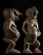 Statuette Fetiche Singe Mbra - Baoule - Côte d'Ivoire