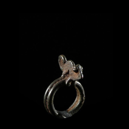 Bague amulette cameleon - Lobi - Burkina Faso