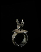 Bague amulette Coq - Lobi - Burkina Faso