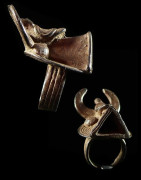 Bague amulette Buffle - Bwa - Burkina Faso