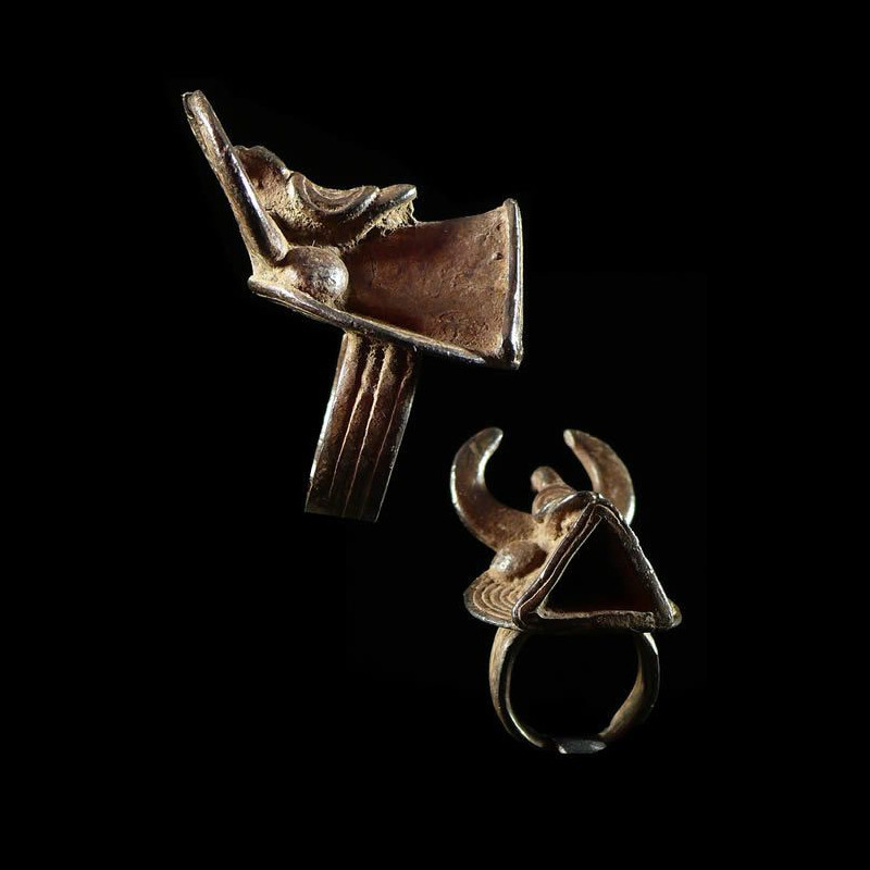 Bague amulette Buffle - Bwa - Burkina Faso