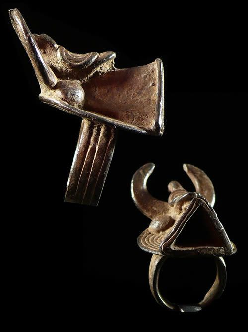 Bague amulette Buffle - Bwa - Burkina Faso