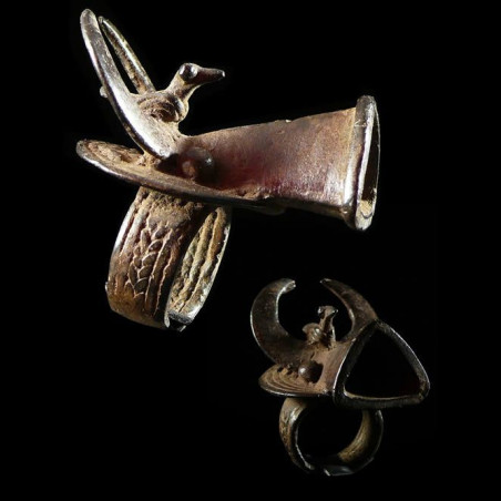 Bague amulette Buffle - Bwa - Burkina Faso