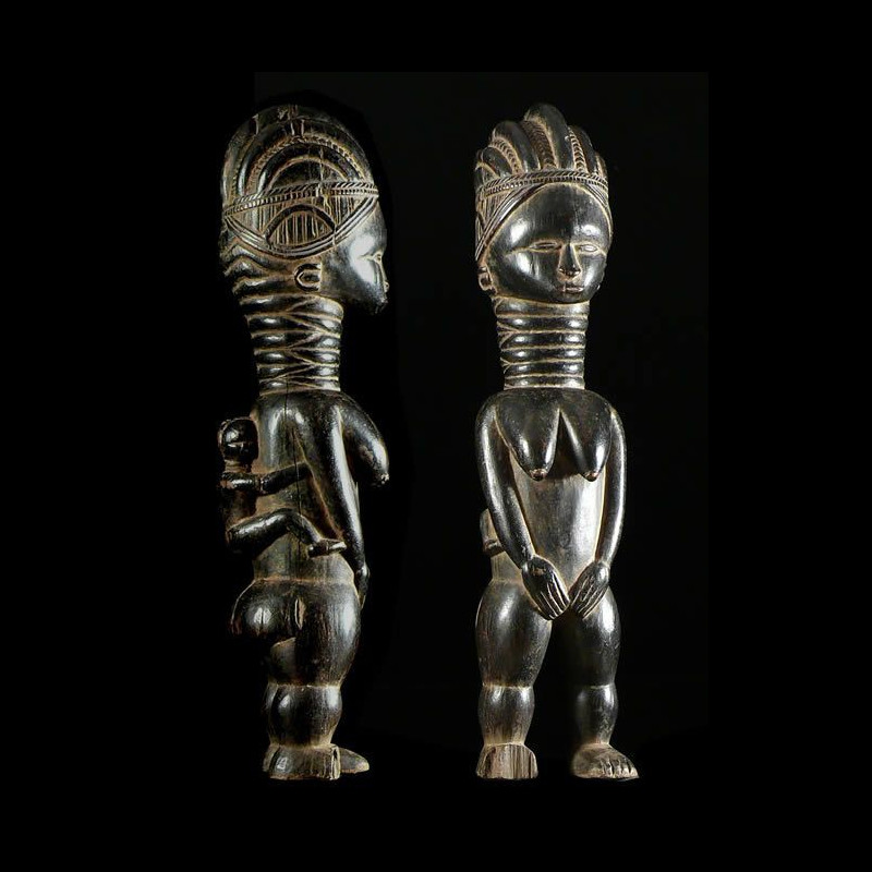 Statuette de fertilite Minsereh - Mende - Sierra Leone