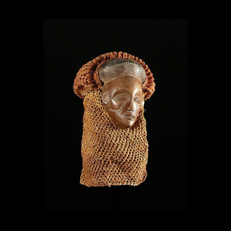 Masque Mwana Pwo de main - Chokwe / Tschokwe - Angola
