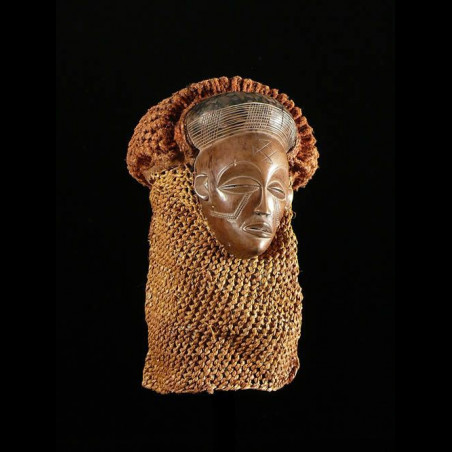 Masque Mwana Pwo de main - Chokwe / Tschokwe - Angola