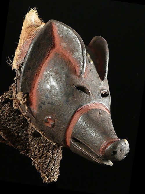 Masque Ngulu de main - Chokwe / Tschokwe - Angola