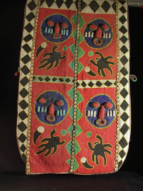 Parure royale de ceremonie - Yoruba - Nigeria - Afrique