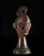 Masque cimier polychrome - Igbo - Nigeria