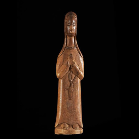 Statuette de Vierge Chretienne - Nunuma - Burkina Faso