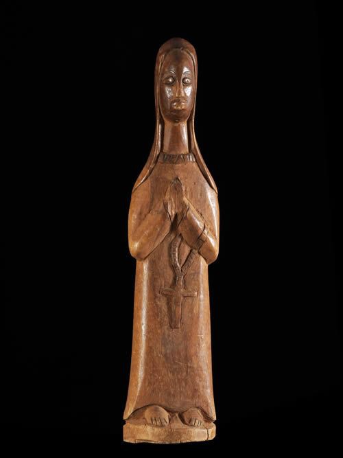 Statuette de Vierge Chretienne - Nunuma - Burkina Faso
