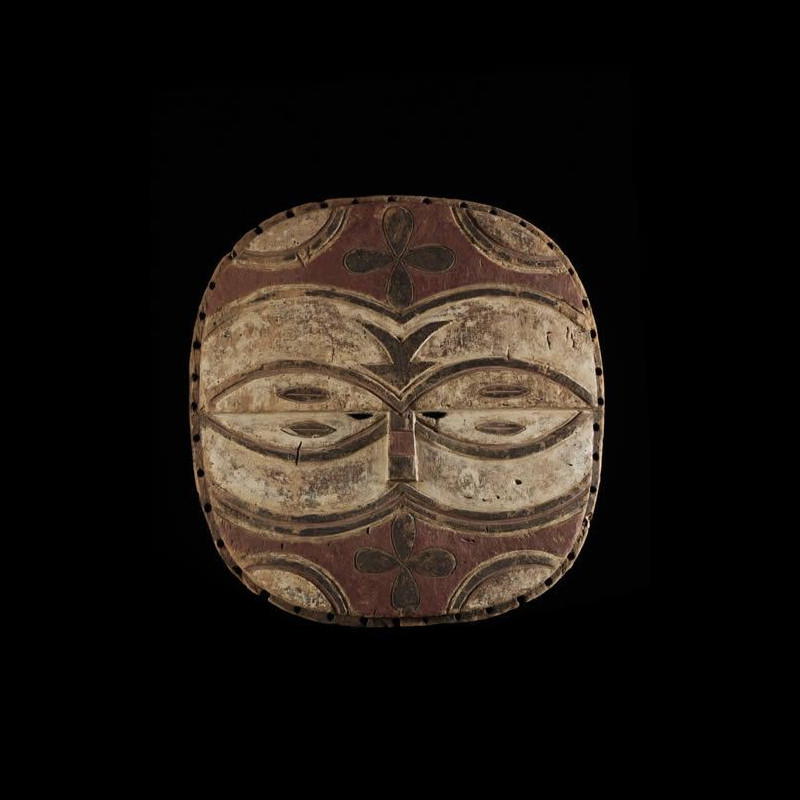 Masque facial Kidumu - Teke / Tsayi - RDC Zaire
