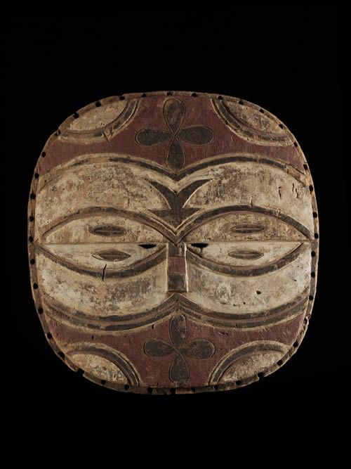 Masque facial Kidumu - Teke / Tsayi - RDC Zaire