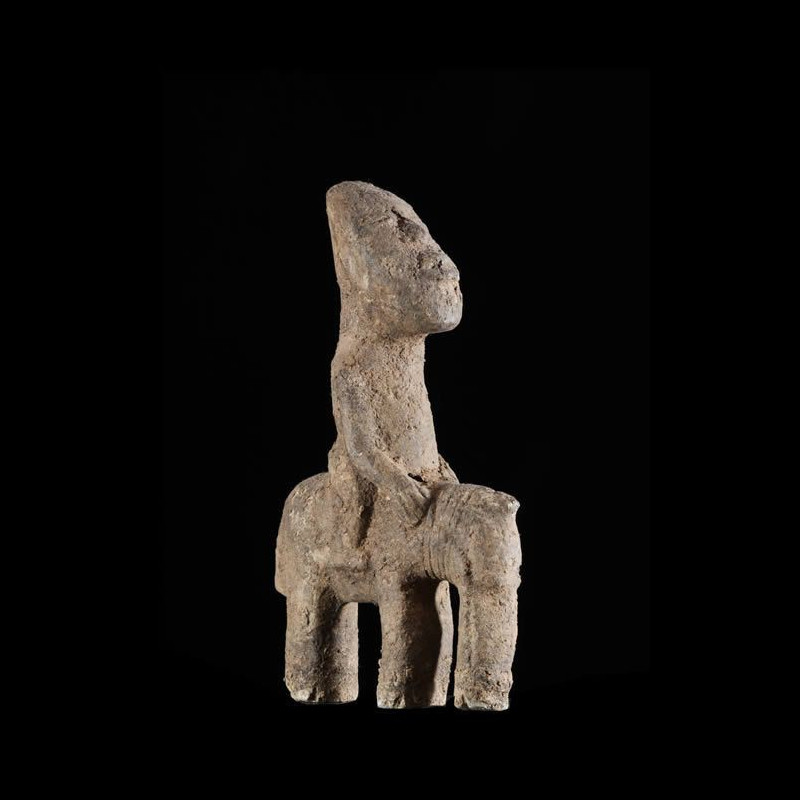 Cavalier et son cheval en pierre - Nunuma - Burkina Faso