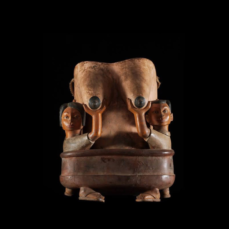 Masque ventre Gelede  - Yoruba - Nigeria / Benin