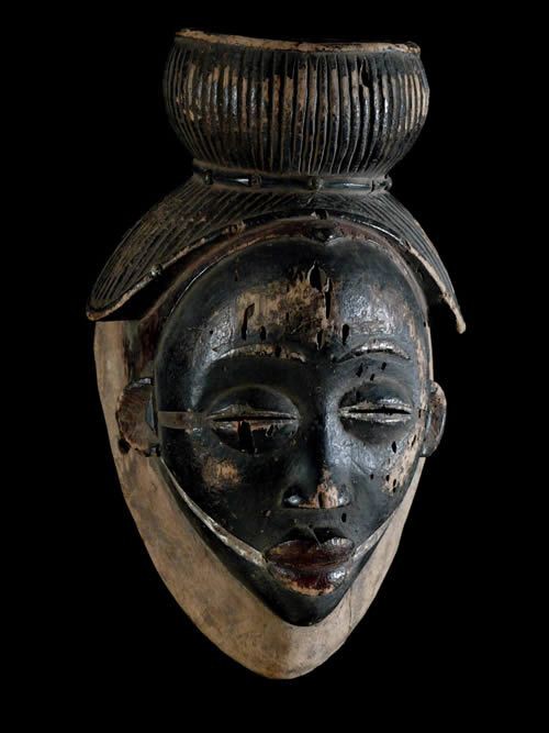 Masque noir de justice - Pounou / Tsangui - Gabon