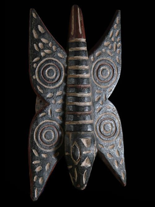 Masque papillon polychrome - Bwa - Burkina Faso