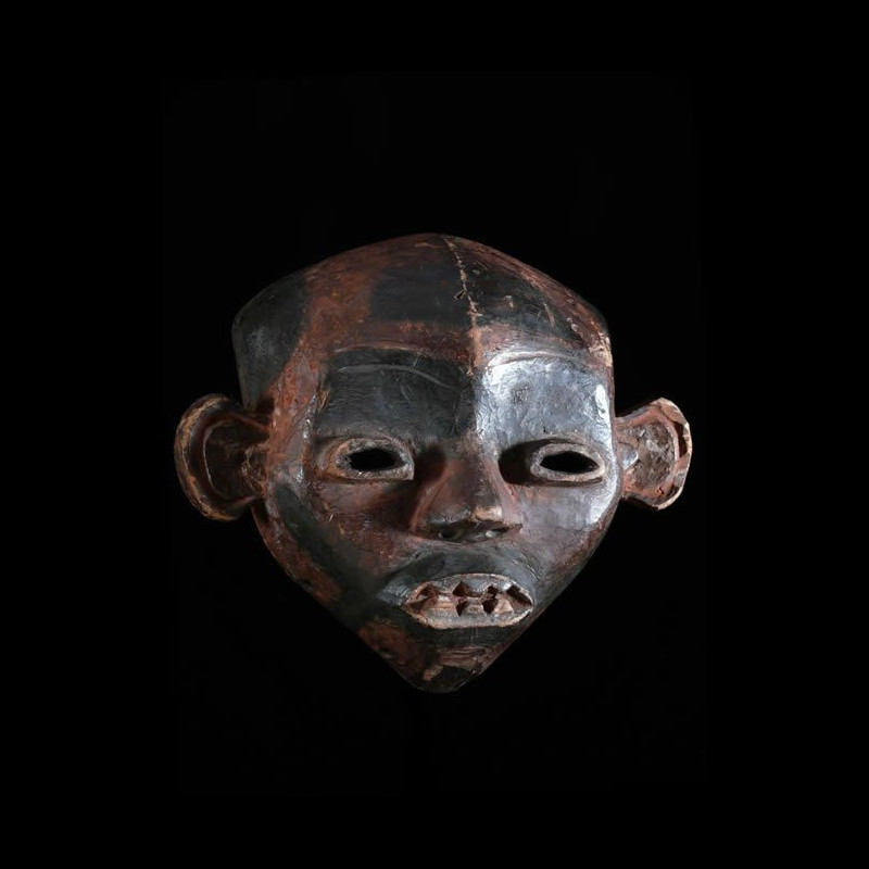 Masque de guerre polychrome - Boa - RDC Zaire