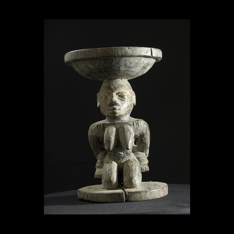 Coupe ancienne Adjere Fa - Yoruba - Benin - Statues Africaines