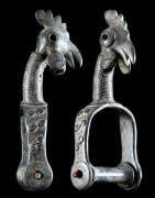 Poulie de metier a tisser en bronze - Bwa - Burkina Faso