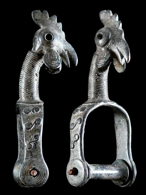 Poulie de metier a tisser en bronze - Bwa - Burkina Faso