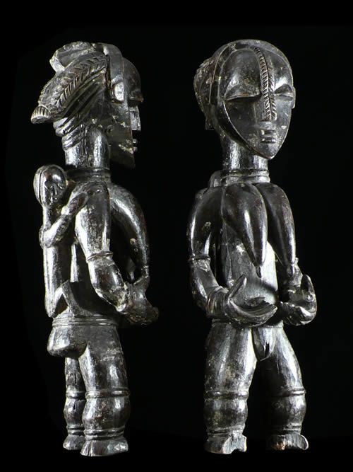 Statue Maternite Lu me - Dan / Bassa - Côte d'Ivoire / Liberia