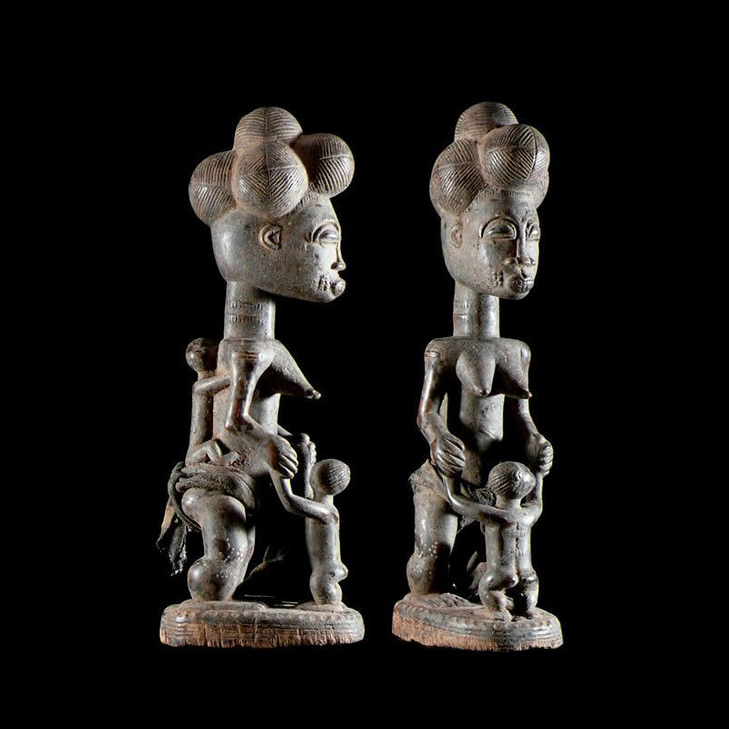 Statuette Maternite - Baoule - Côte d'Ivoire