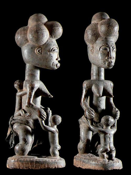 Statuette Maternite - Baoule - Côte d'Ivoire