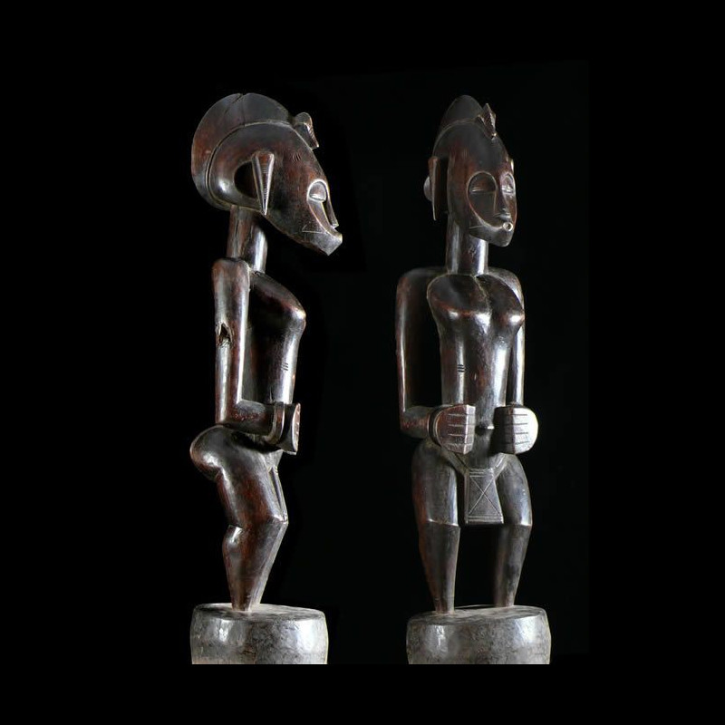 Statue Pilon Deble Poro Kulubele - Senoufo - Côte d'Ivoire