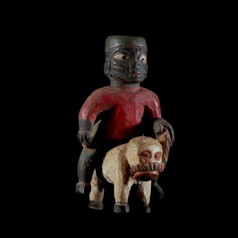 Cavalier et son cheval - Yoruba - Côte d'Ivoire