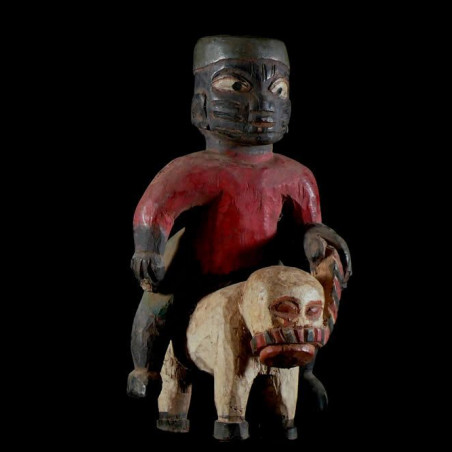 Cavalier et son cheval - Yoruba - Côte d'Ivoire