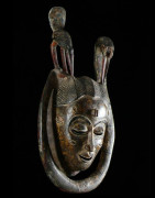 Masque Polychrome Seli - Gouro - Côte d'Ivoire