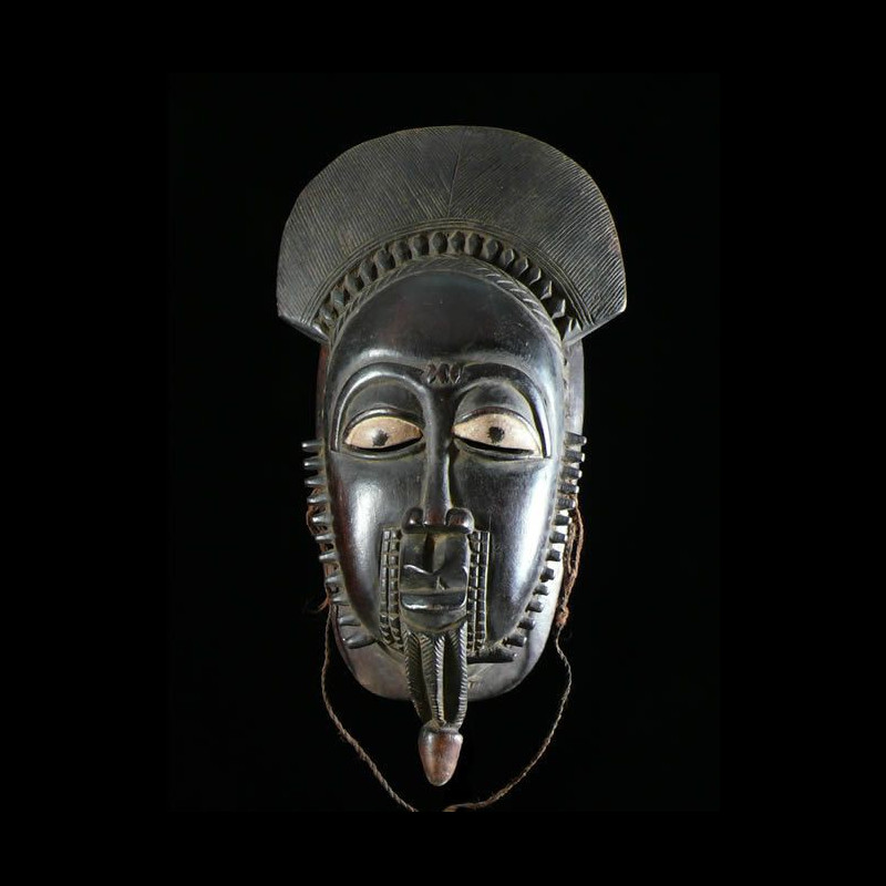 Masque de rejouissance Mblo - Baoule - Côte d'Ivoire