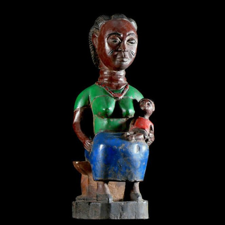 Statue Colon - Photo Africaine - Ashanti - Côte d'Ivoire