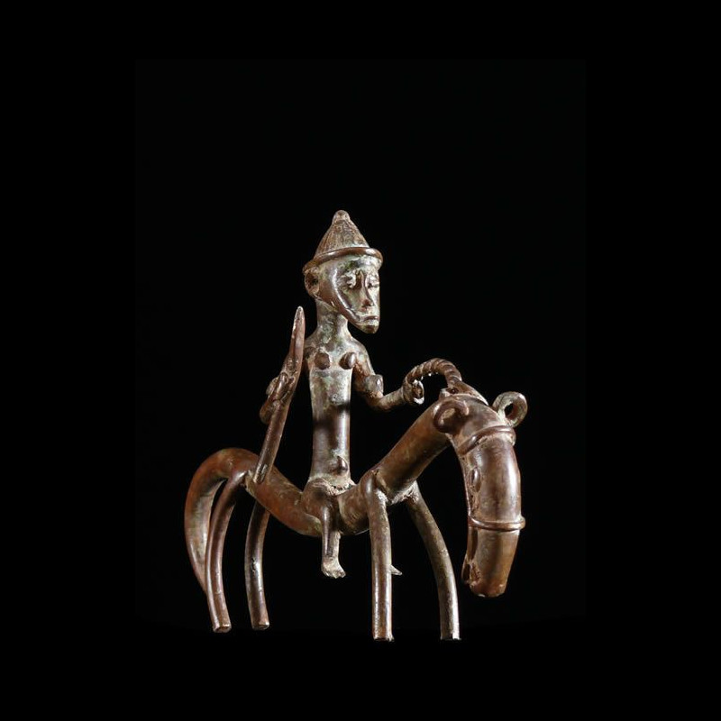 Cavalier et son cheval Syonfolo - Senoufo - Côte d'Ivoire