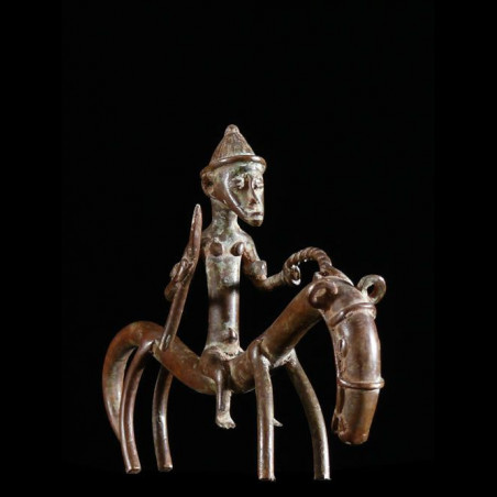 Cavalier et son cheval Syonfolo - Senoufo - Côte d'Ivoire