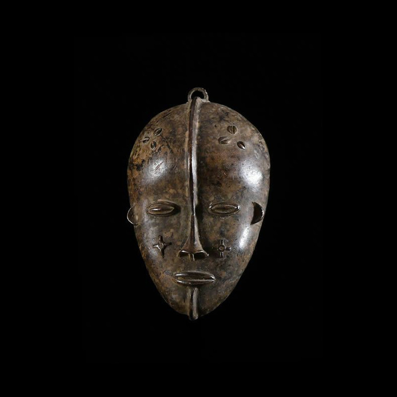 Masque en alliage de metal - Baoule - Côte d'Ivoire