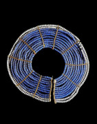 Collier ancien en perles de verre - Pokot - Kenya / Ouganda