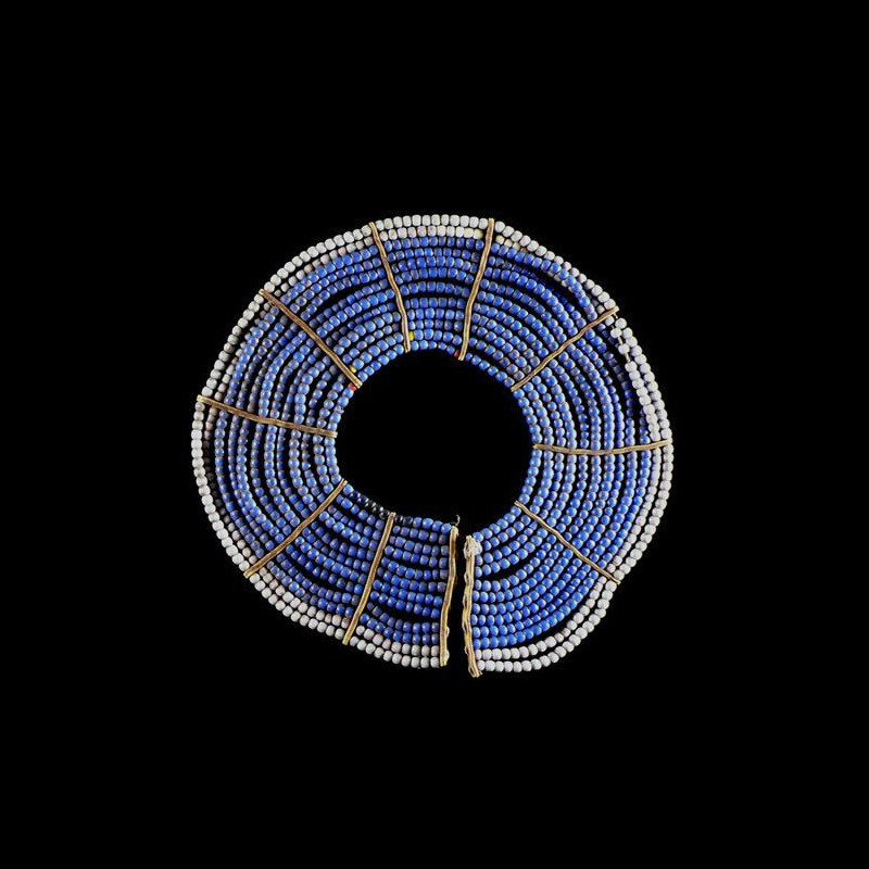 Collier ancien en perles de verre - Pokot - Kenya / Ouganda