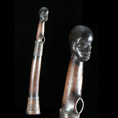Trompe ou Olifant en bois - Gourounsi / Kassena - Burkina Faso