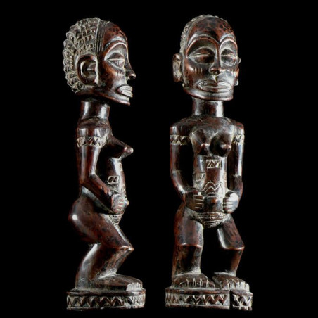 Statue cultuelle feminine - Chokwe - Angola