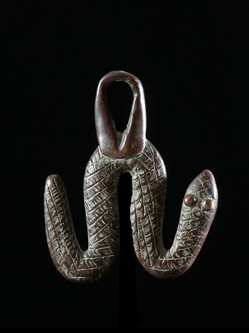 Pendentif amulette vipere - Lobi - Burkina Faso