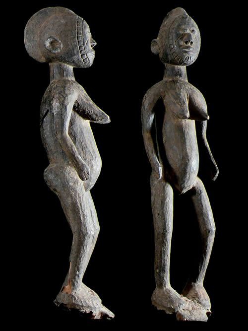 Statue Feminine Nakomse - Mossi - Burkina Faso