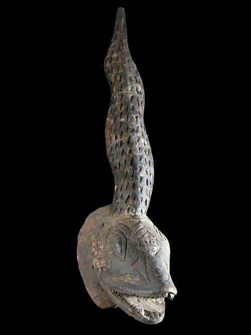 Masque Zoomorphe Serpent - Nunuma - Burkina Faso