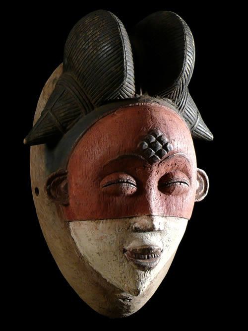 Masque Mukuyi - Punu / Tsangui - Gabon